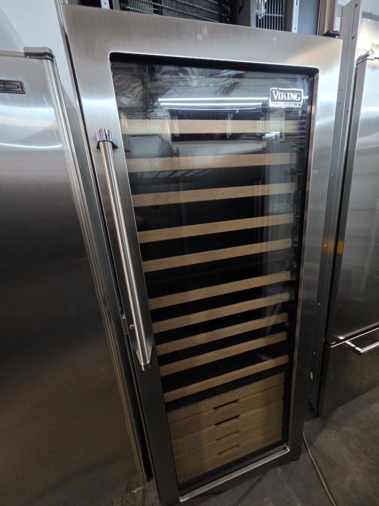 30" VIKING WINE COOLER STAINLESS STEEL 