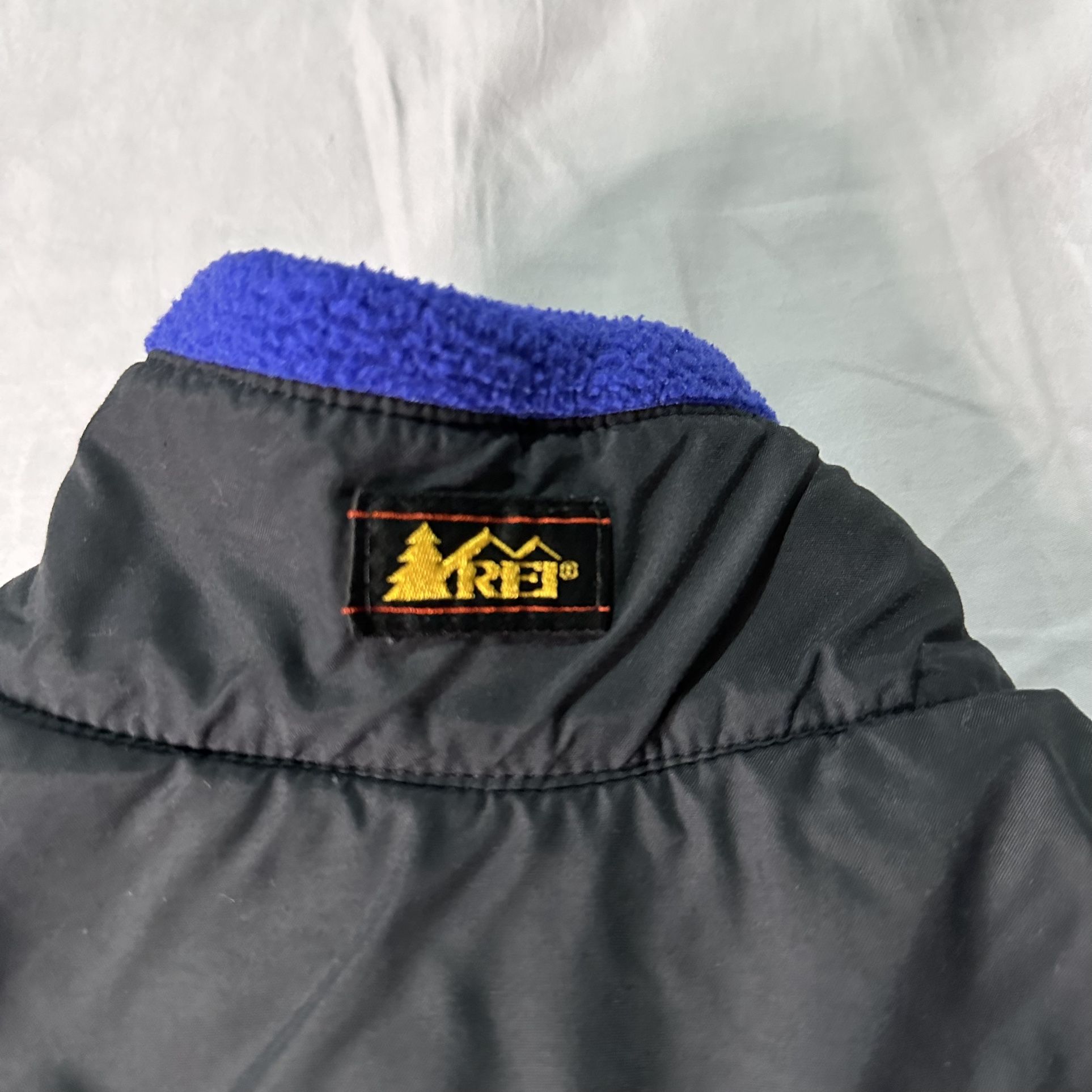 REI Jacket Fleece Vintage Full Zip Jacket Womens Size M Outdoor Hiking