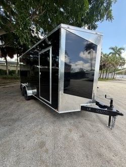 Hook & Line 7 x 16 Enclosed Trailer 7k