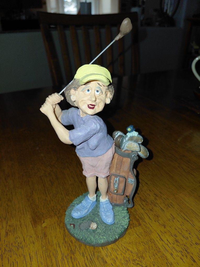 Lady Golfer Character