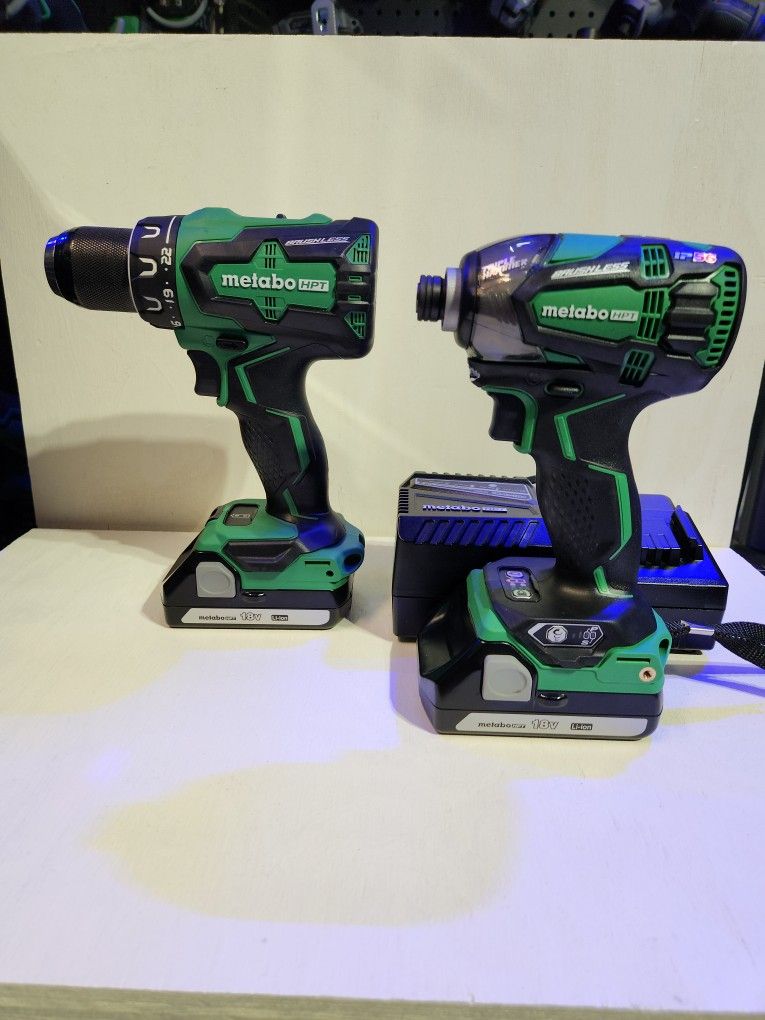 METABO HPT DRILL AND IMPACT DRIVER SET