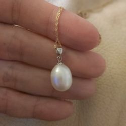 Large Real Pearl Pendant