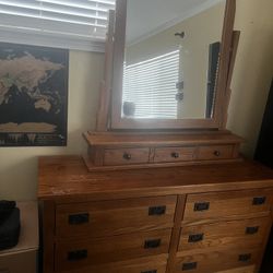 Dresser and mirror 
