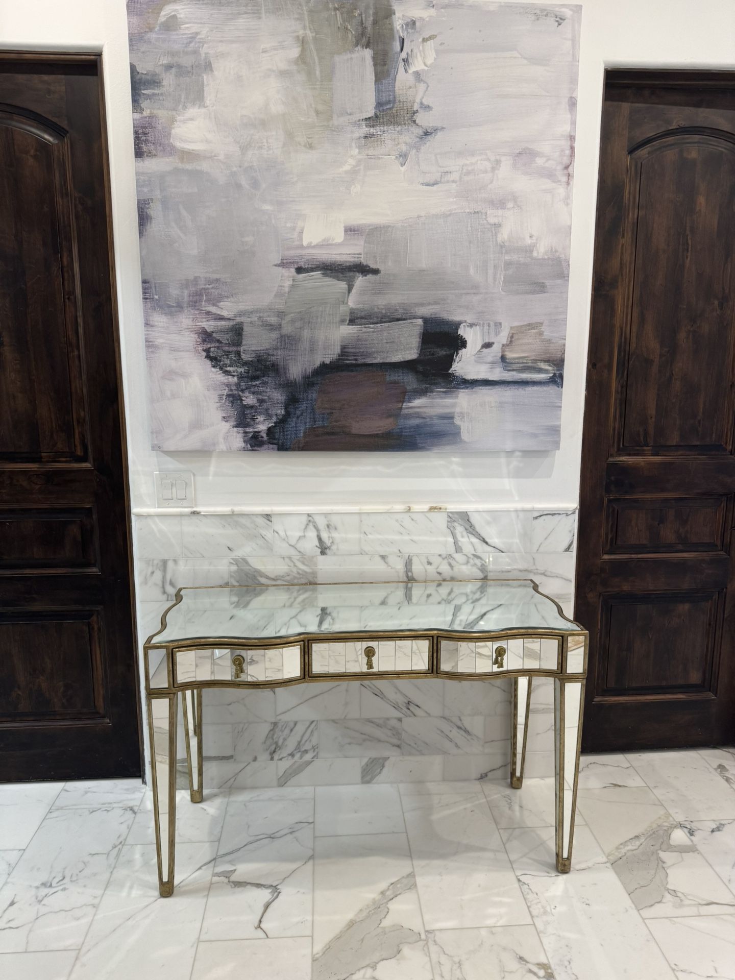 Glass Desk Or Console Table