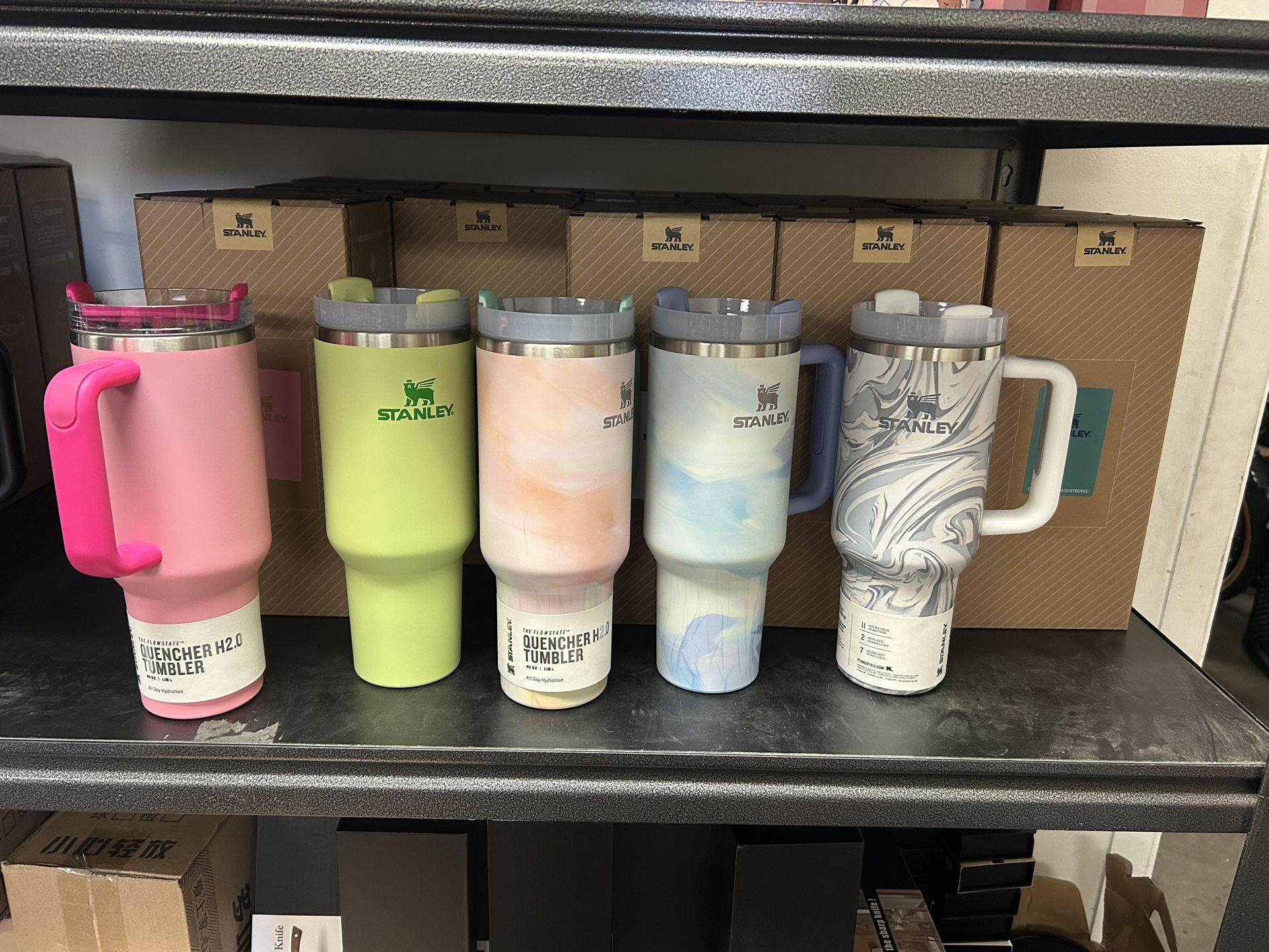 STANLEY 40 oz Stainless Steel H2.0 Flowstate Quencher Tumbler - Watercolor Dusk Target Exclusive