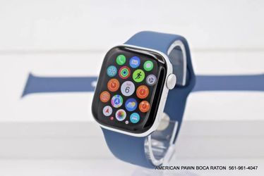 Apple Watch Series 10  42mm GPS  Silver Case  Denim Blue Sport Band S/M  Model - MWWA3LW/A 