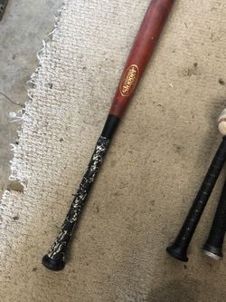 Louisville slugger hard maple bat 31 inch
