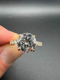 💎 IGI Certified 5+ cttw Round Lab Diamond Ring | 14K Yellow Gold • Retail $10,000+ • Only $3,300