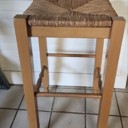 Wicker Top Stool