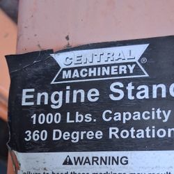 (Used) Engine Stand - 1,000 Lbs. Stand - 1,000 Lbs.