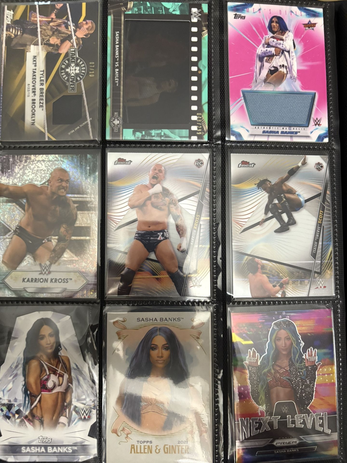 WWE Topps Panini Wrestling Cards Lot