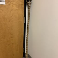  Baston  De Calavera Hecho A Mano 