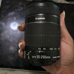 Canon EF-S 55–250mm zoom lens 