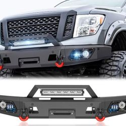 Aftermarket Pickup Truck Bumpers Compatible With 2016-2024 Nissan Titan | Yzona