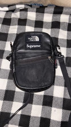 Supreme The North Face FW2018 Leather Shoulder Bag