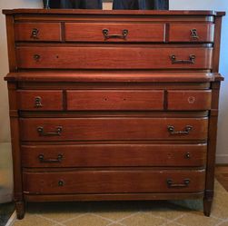 Wooden Dresser Set