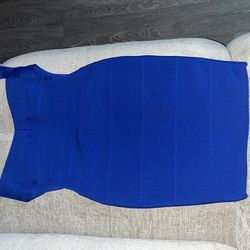 Bandage Dress - Royal Blue (Medium)