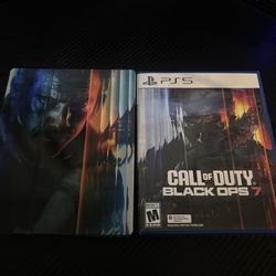 Call of Duty: Black ops 7 with steelbook
