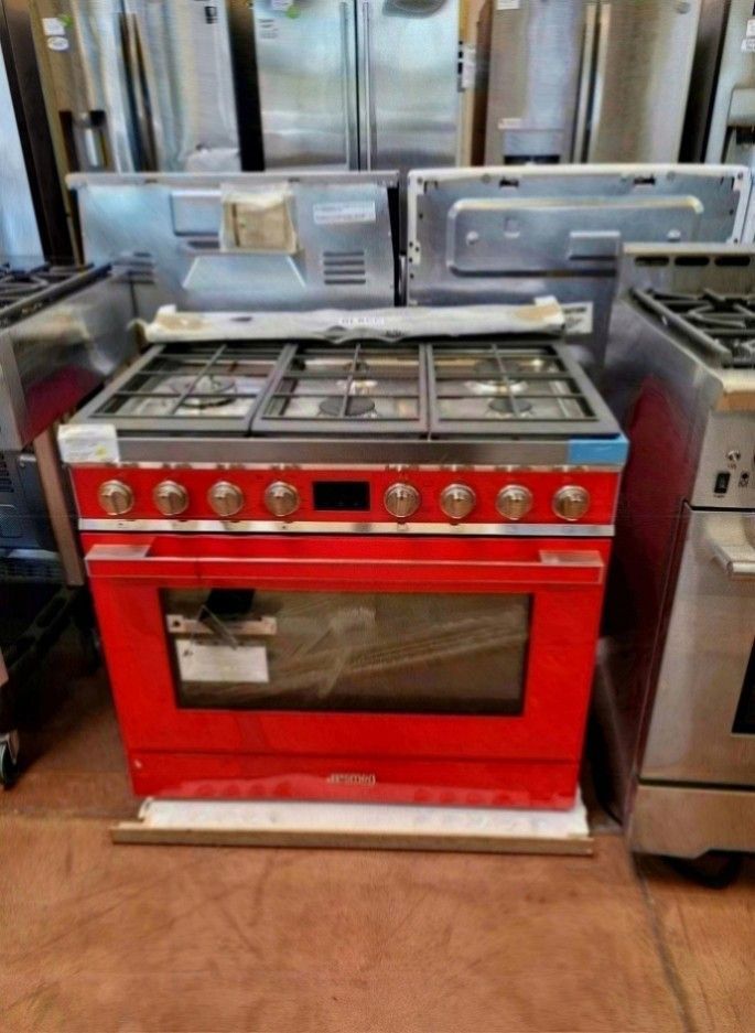 Smeg 36" Gas Range(designed by Dolce & Gabbana)