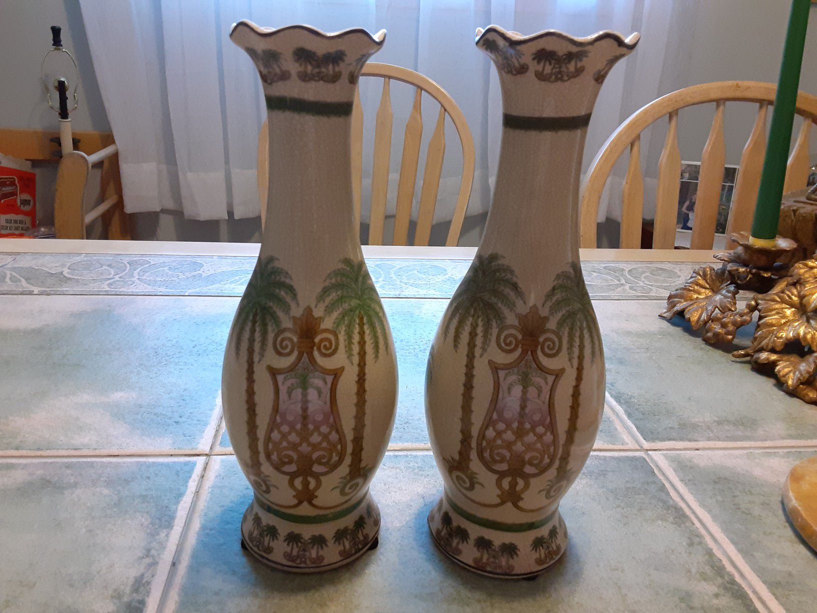 A PAIR of VINTAGE VASES From China