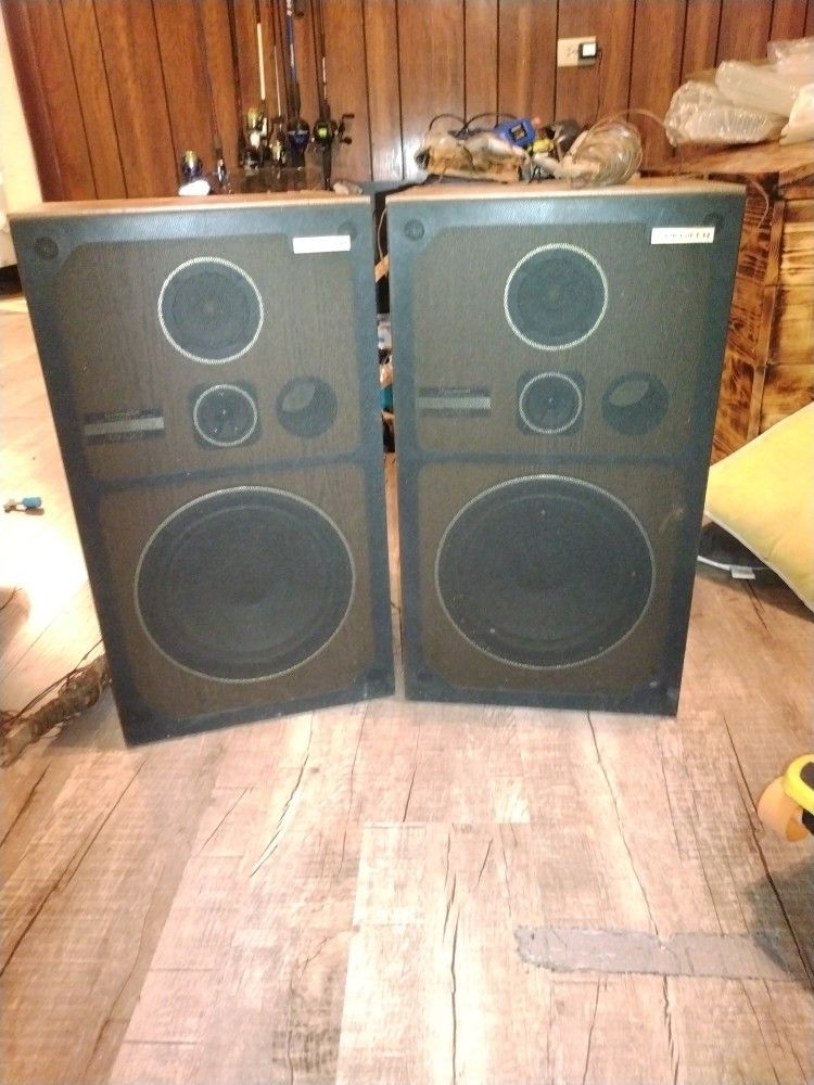 Pioneer CSG-203 Vintage Beautiful Home Speakers.