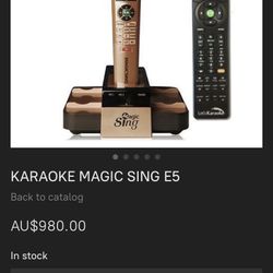 MAGIC SING *BRAND NEW* 