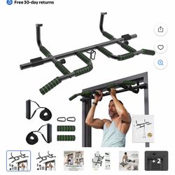 Door Pull up bar comes as pictured