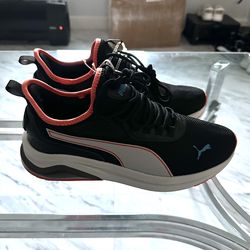 Puma Amplifier Men Sneakers Black Orange and Blue  Size 9.5 Men