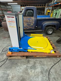 Bishamon EZ Off Lifter Machine– Low Profile Pallet Positioner With Pallet Truck Accessibility