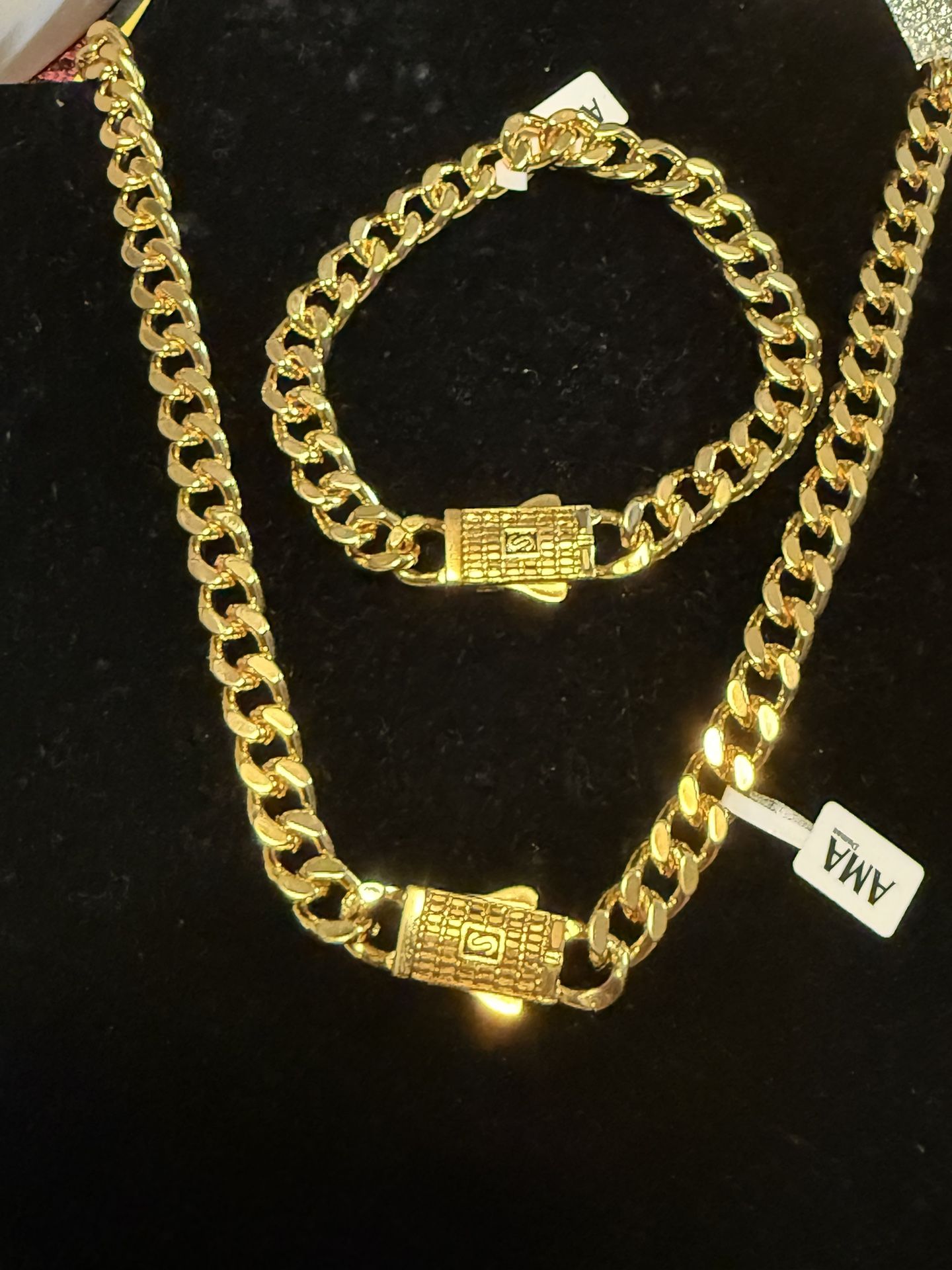 Jewellery Set Plated Gold