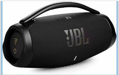 JBL Boombox 3 Wi-Fi - Powerful Wi-Fi and Bluetooth Portable Speaker - Black