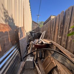 assorted wood & building materials