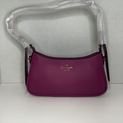 Kate Spade Juliette Pebbled Leather Small KM545 Pink Should Bag
