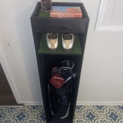 Hard Wood Golf Locker Organizer