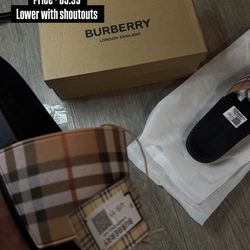 Burberry slides
