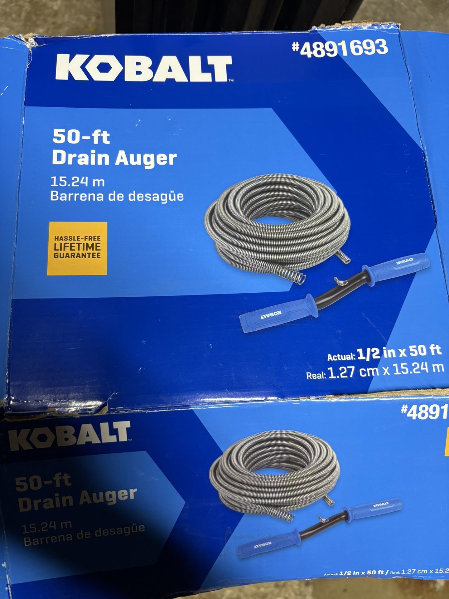 Kobalt 50’ Drain Auger