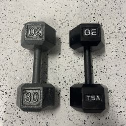 30 Lbs Dumbbells