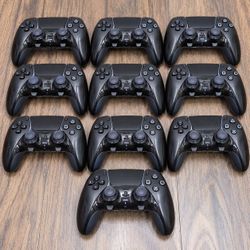 Lot of 10 PS5 DualSense Edge Controllers – Black – Used – Wholesale Bundle