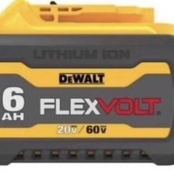 DEWALT FLEXVOLT 20-Volt/60-Volt MAX Lithium-Ion 6.0Ah Battery Pack (DCB606)