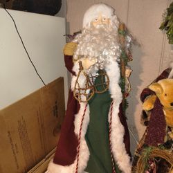 36" Vintage Santa Beautiful Detail
