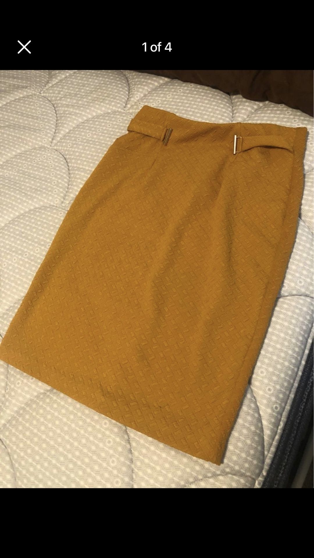 Women’s Mustard Yellow Skirt
