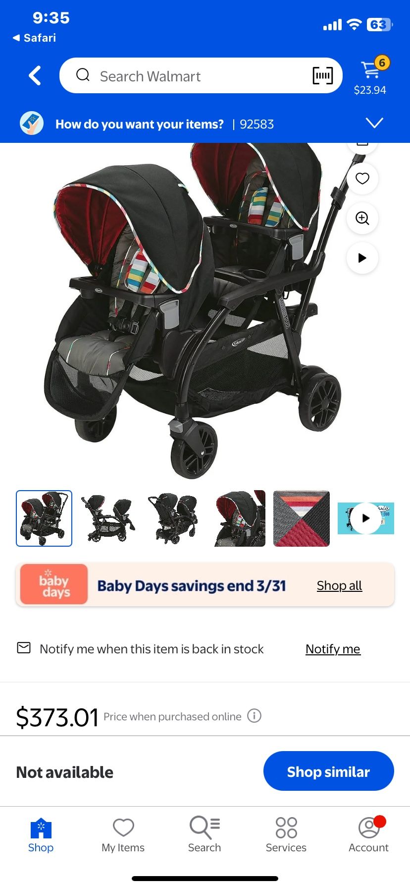 Graco Double Stroller Duo Modes