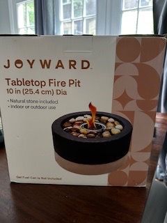 JOYWARD 10" Tabletop Fire Pit – Indoor/Outdoor