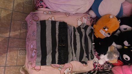 2000’s y2k stripped collared shirt