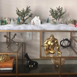 Console glass table