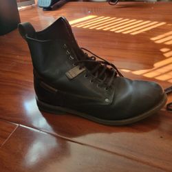 CAT Black Leather Dress Boots Size 11