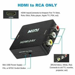 Hdmi to AV converter box