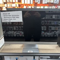 HP 24 inches FHD 1080p monitor 