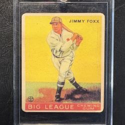 Jimmy Foxx Goudey High End Aged Reprint