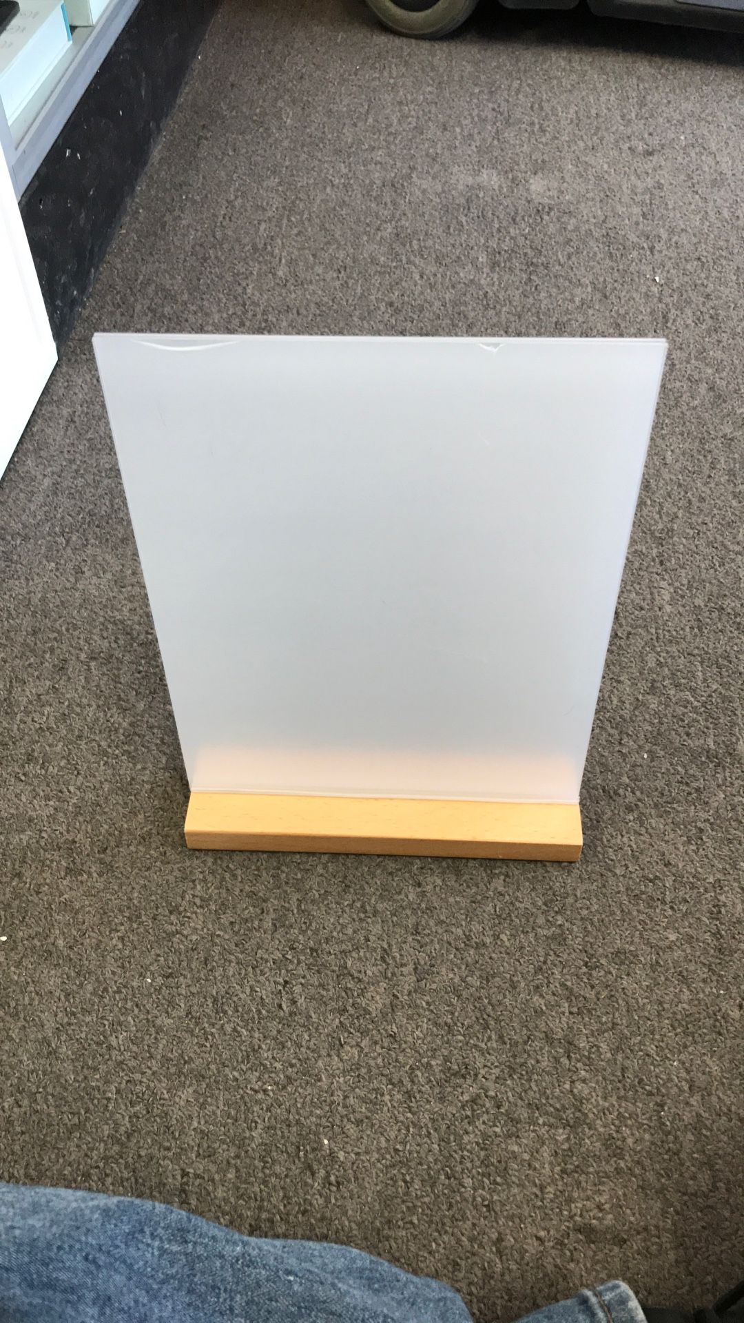 Acrylic Sign Holder 